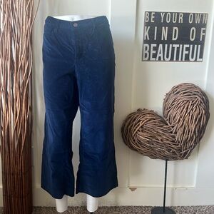 NYDJ Blue Ankle Cropped Pants